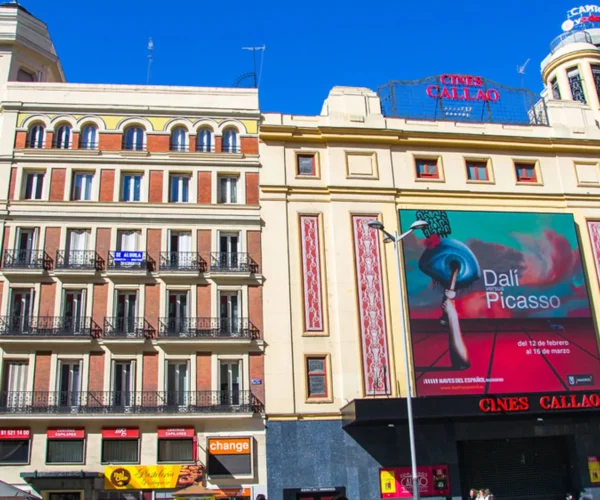 Cinema in Madrid Walk